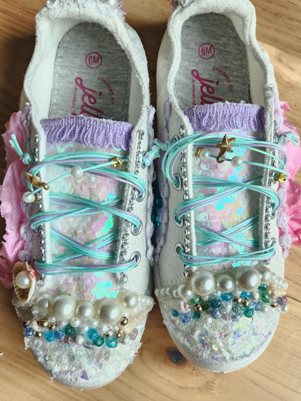 Handmade Jellypop Mermaid/Ocean Sneakers
